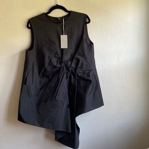 NWT - COS black sleeveless top Size 12
